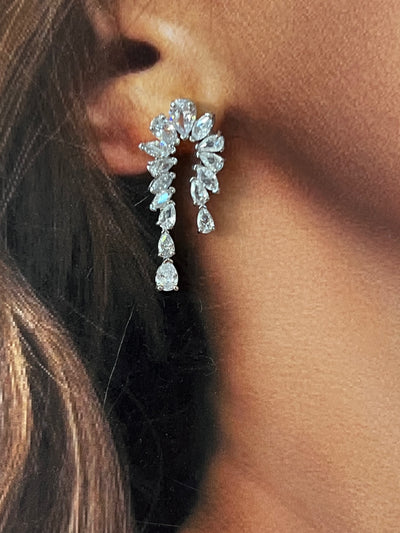 RAJWA Earrings with Swarovski Crystals