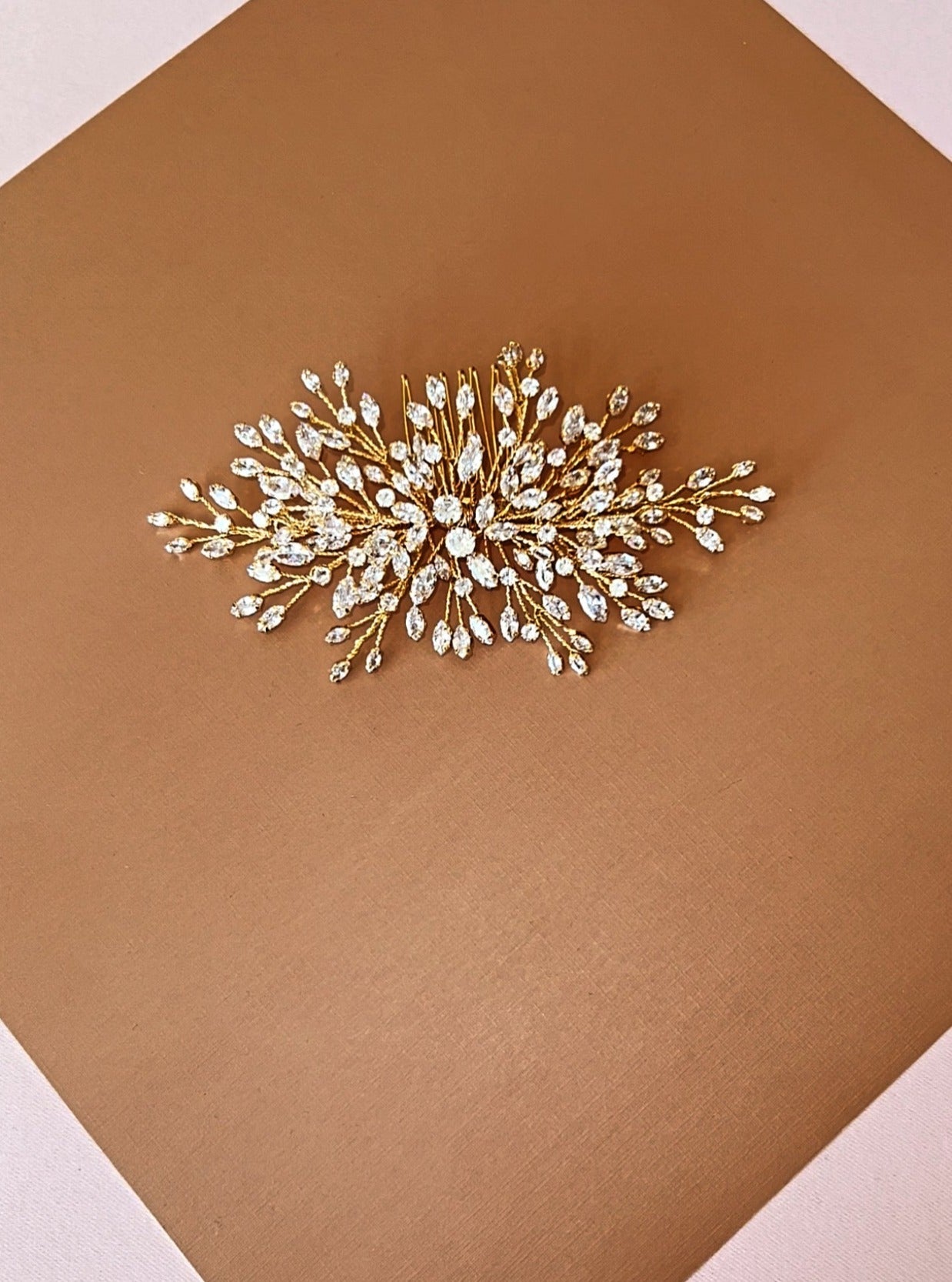 LUSSO Swarovski Hair Comb, Wedding Headpiece - SAMPLE SALE