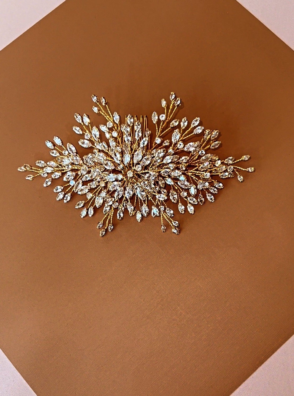 LUSSO Swarovski Hair Comb, Wedding Headpiece - SAMPLE SALE