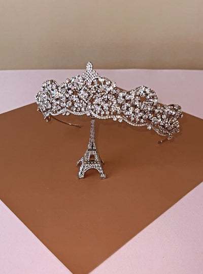 LONDON Luxurious Swarovski 3-D Bridal Tiara, Gorgeous Wedding Tiara - SAMPLE SALE