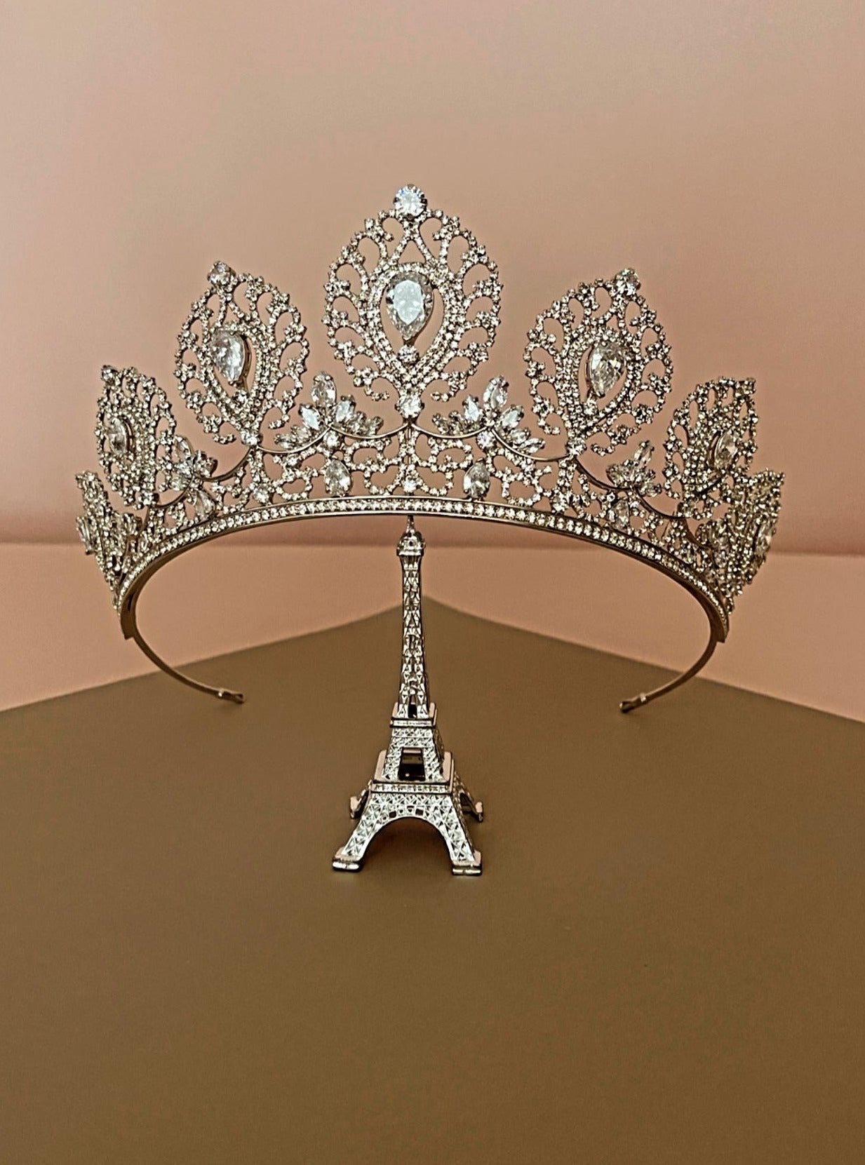 MACKENZIE Stunning Swarovski Wedding Crown, Royal Bridal Crown - SAMPLE SALE