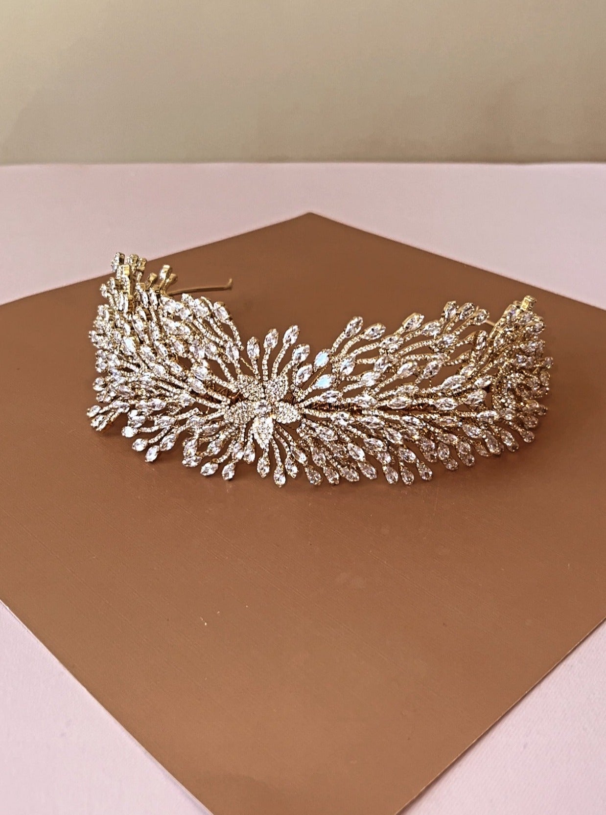 LUCREZIA Swarovski Wedding Headband - SAMPLE SALE