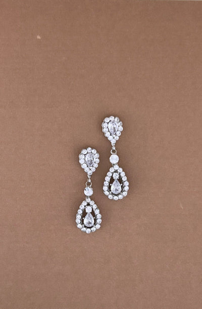 SUE Earrings, Earrings with Swarovski Crystals - Sample Sale