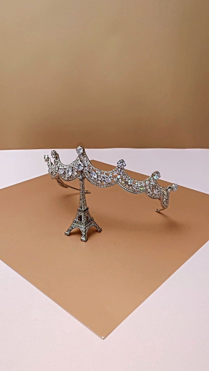 Ellee Real Quinceanera Adorned with DIANA Simulated Diamond Tiara