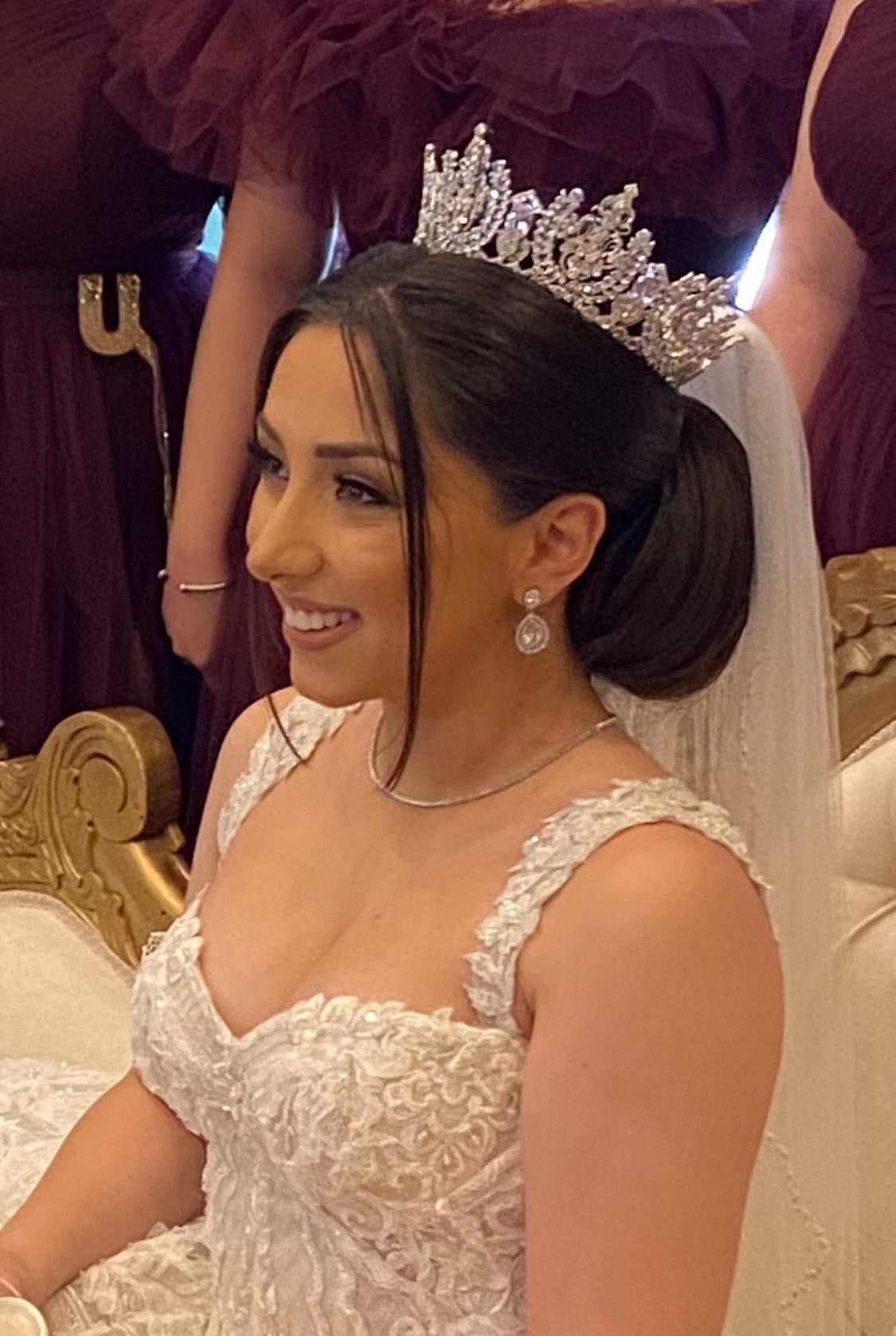 REGINA Swarovski Bridal Full Crown - SAMPLE SALE