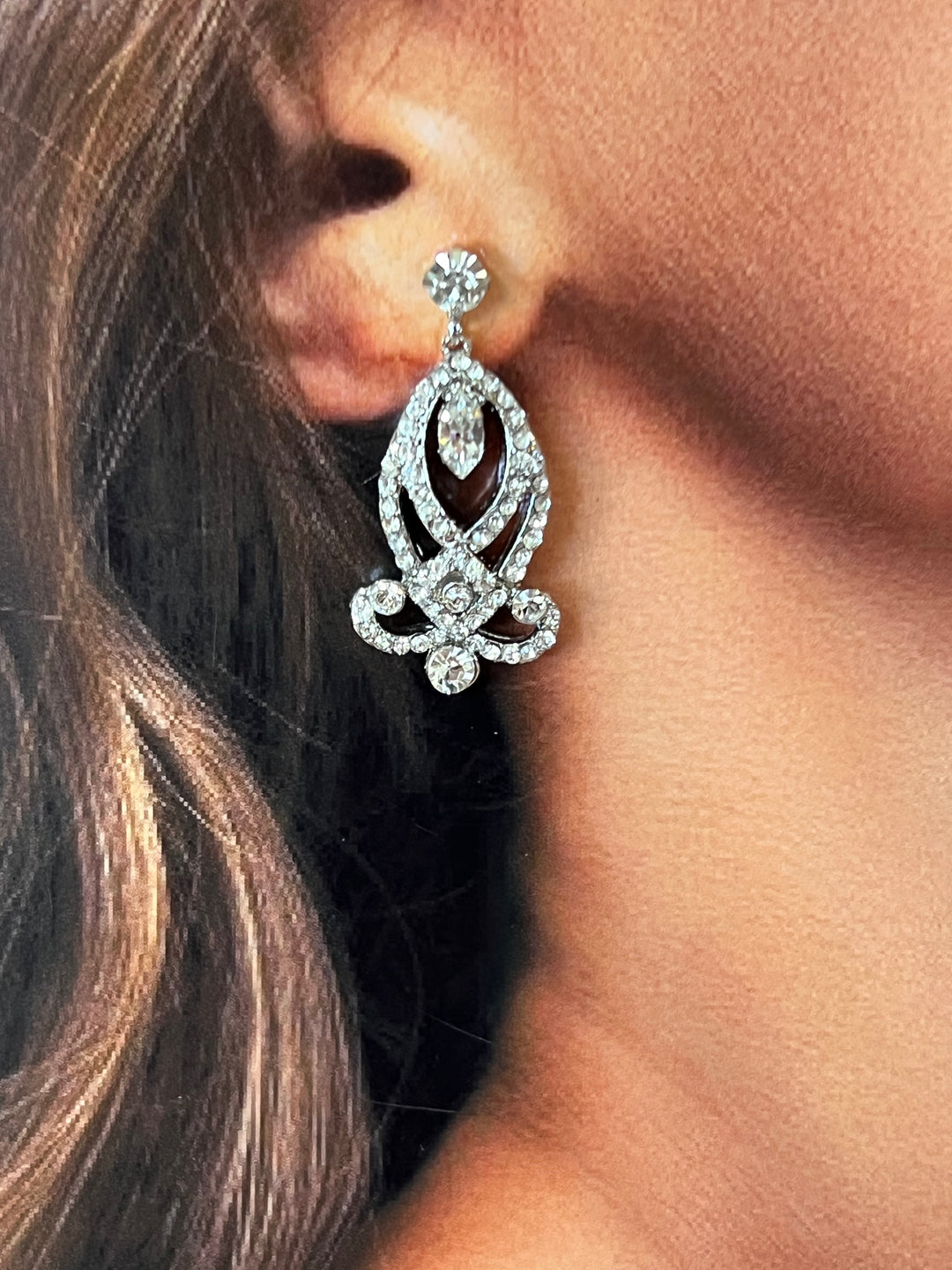 RIO Swarovski Drop Earrings - Sample Sale