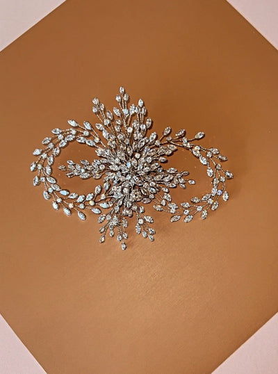 LULIA Bridal Hair Comb with Swarovski Crystals - SAMPLE SALE