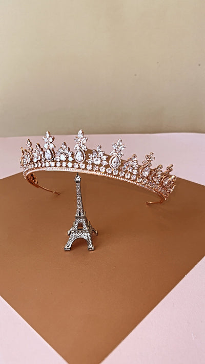 TEAGAN Swarovski Tiara, Gorgeous Bridal Crown - SAMPLE SALE