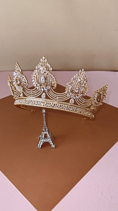 MAXIMA Majestic Swarovski Wedding Crown - SAMPLE SALE