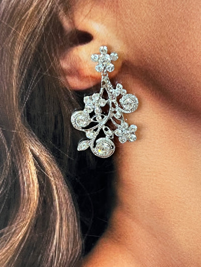 RUMI Earrings, Earrings with Swarovski Crystals