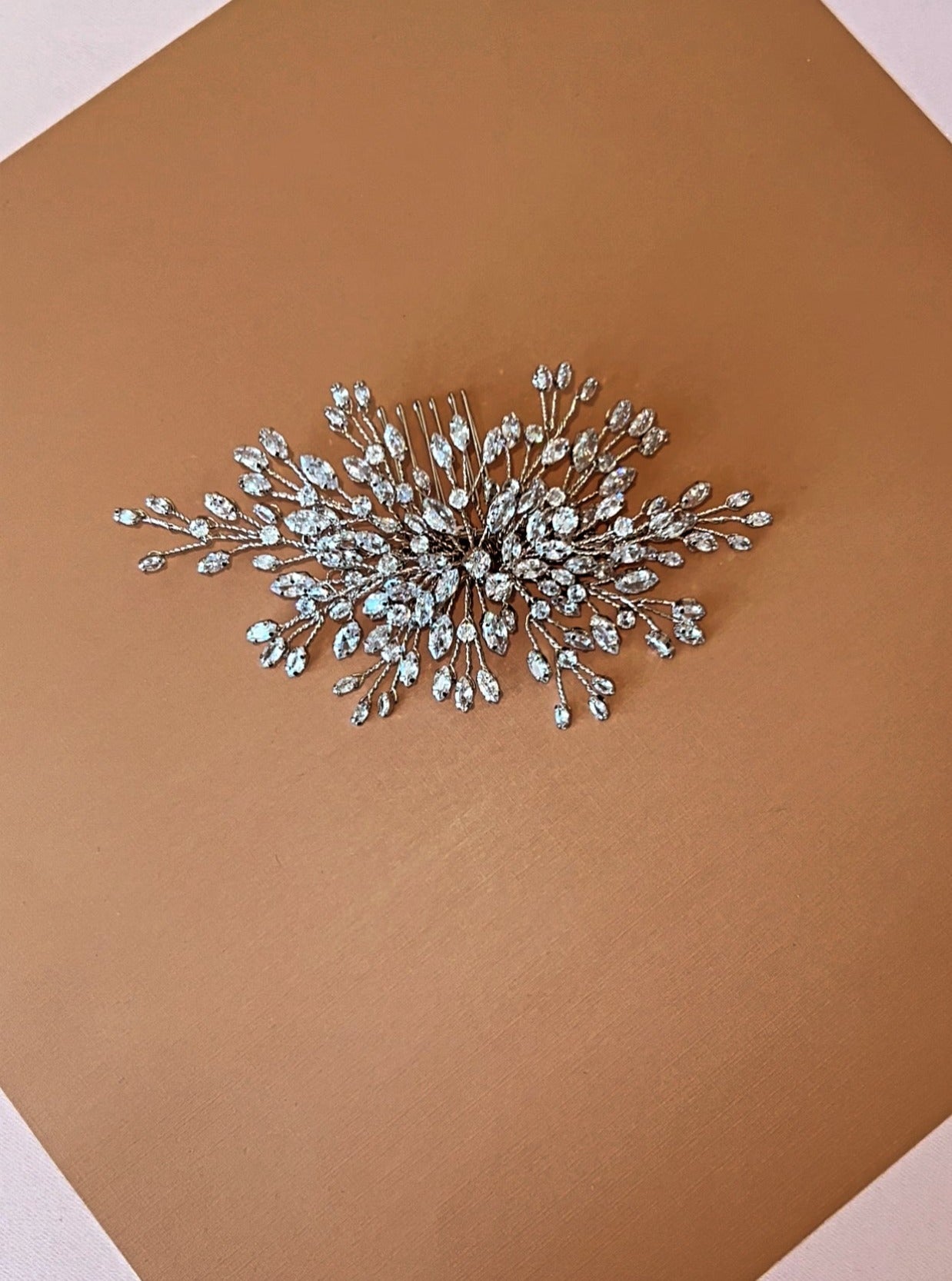 LUSSO Swarovski Hair Comb, Wedding Headpiece - SAMPLE SALE