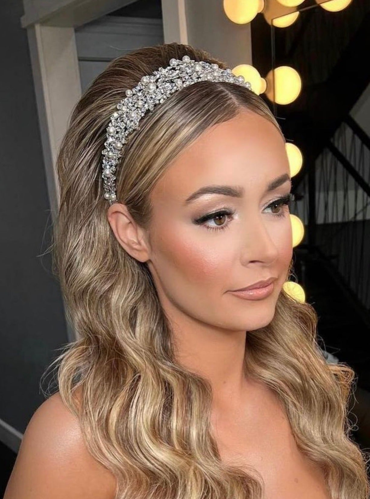 NATALIA Swarovski Bridal Headpiece – Ellee Couture Boutique