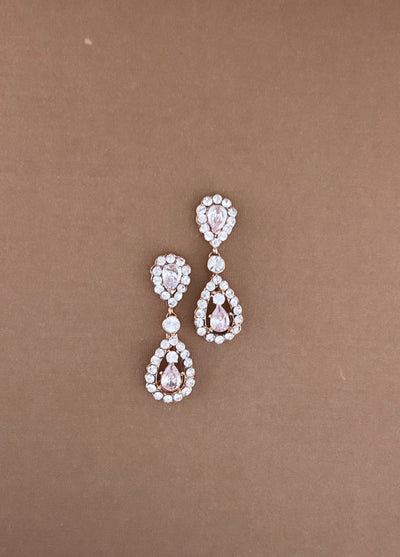 SUE Earrings, Earrings with Swarovski Crystals - Sample Sale