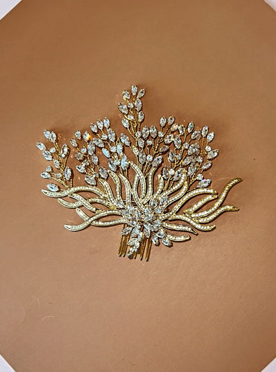 SERENA Swarovski Hair Comb, Wedding Headpiece - SAMPLE SALE