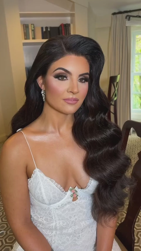 Angel-luxe-earrings-bride-video
