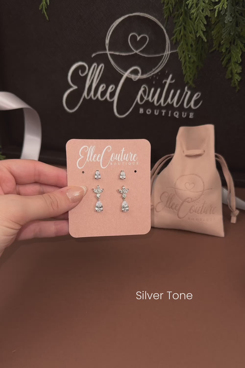 Bundle "PRALINE" - 2 Earrings