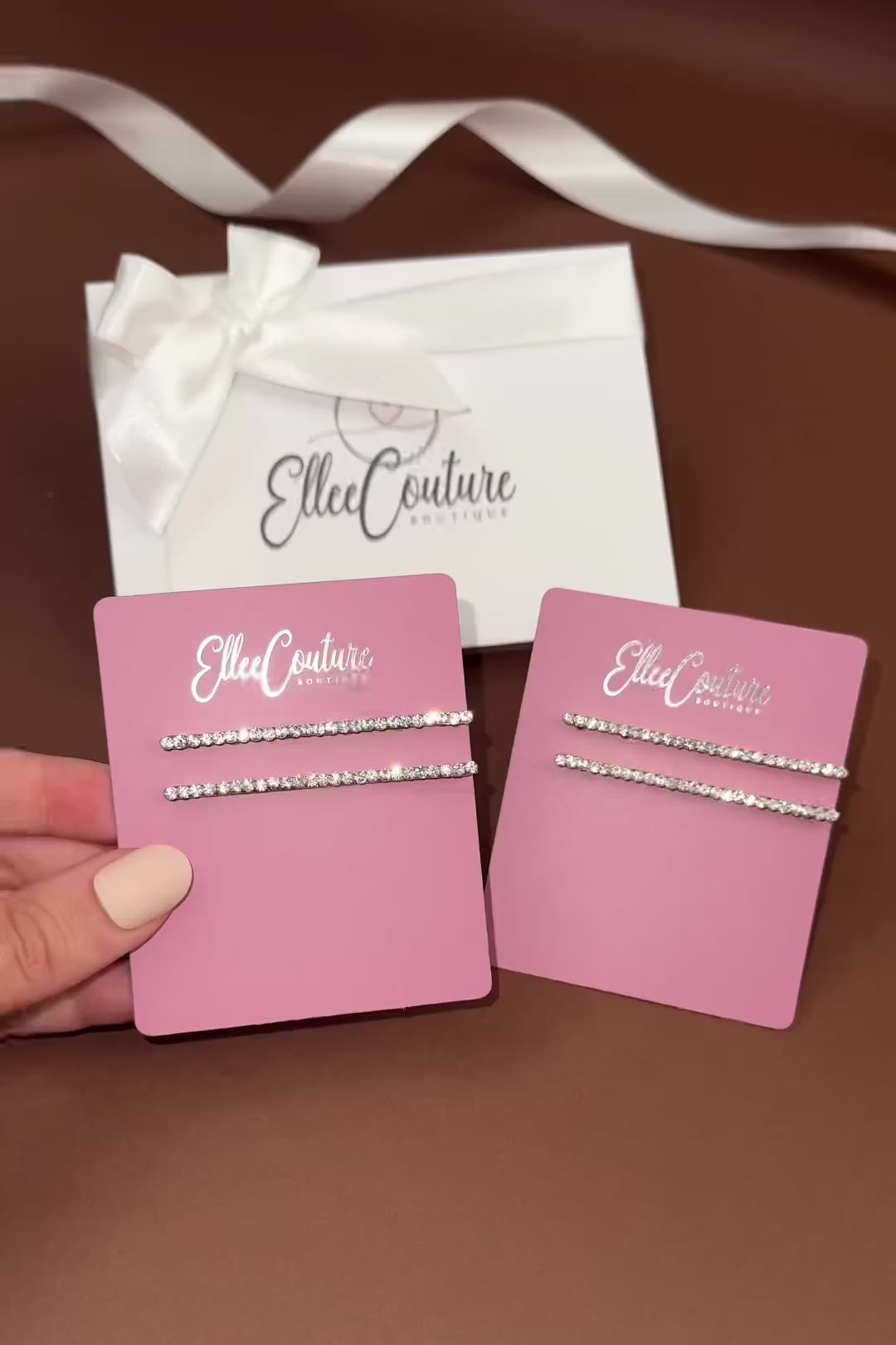 ARIA Mini Swarovski Hair Pins (Sold in Pairs)