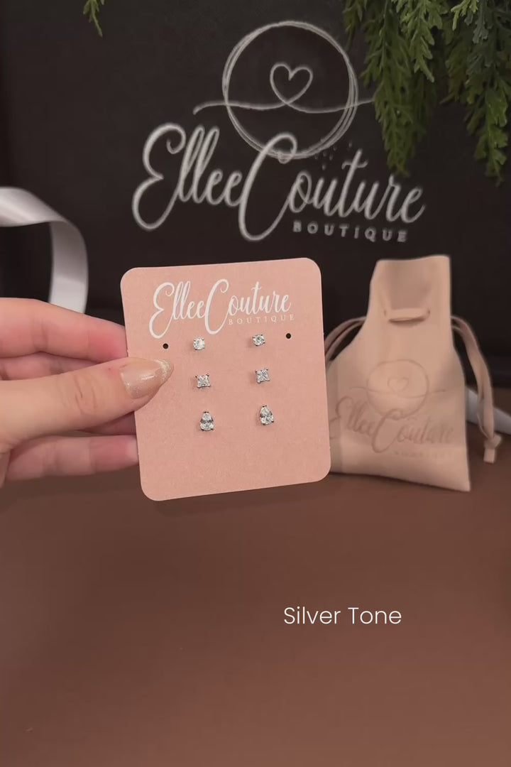 Bundle "PEPPERMINT" - 3 Earrings