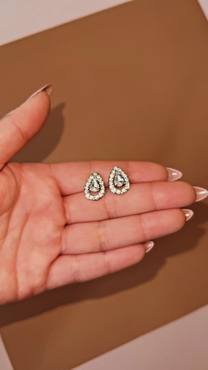 TESS Swarovski Stud Earrings - Sample Sale