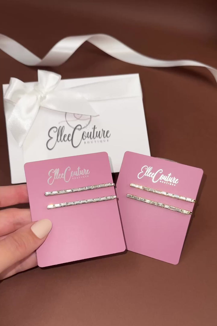 MILA Swarovski Hair Pins (Sold in Pairs)