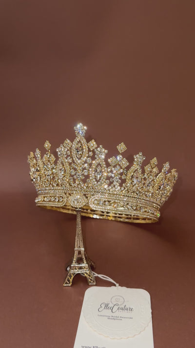 ANASTASIA FULL CROWN Swarovski Gorgeous Bridal or Special Occasion Crown