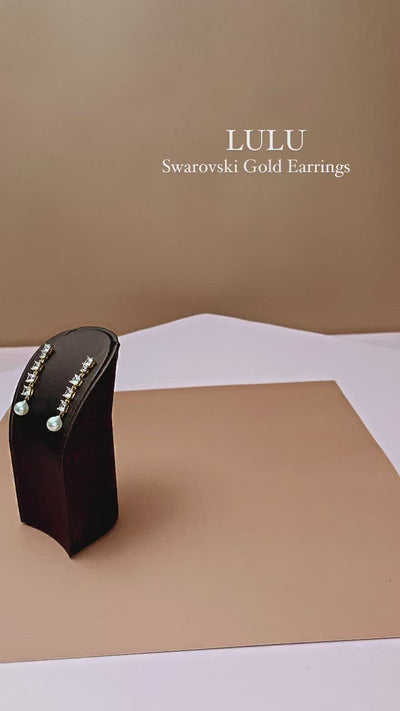 LULU Earrings, Swarovski Earrings