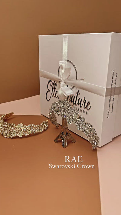 RAE Bridal Crown, Swarovski Wedding Tiara