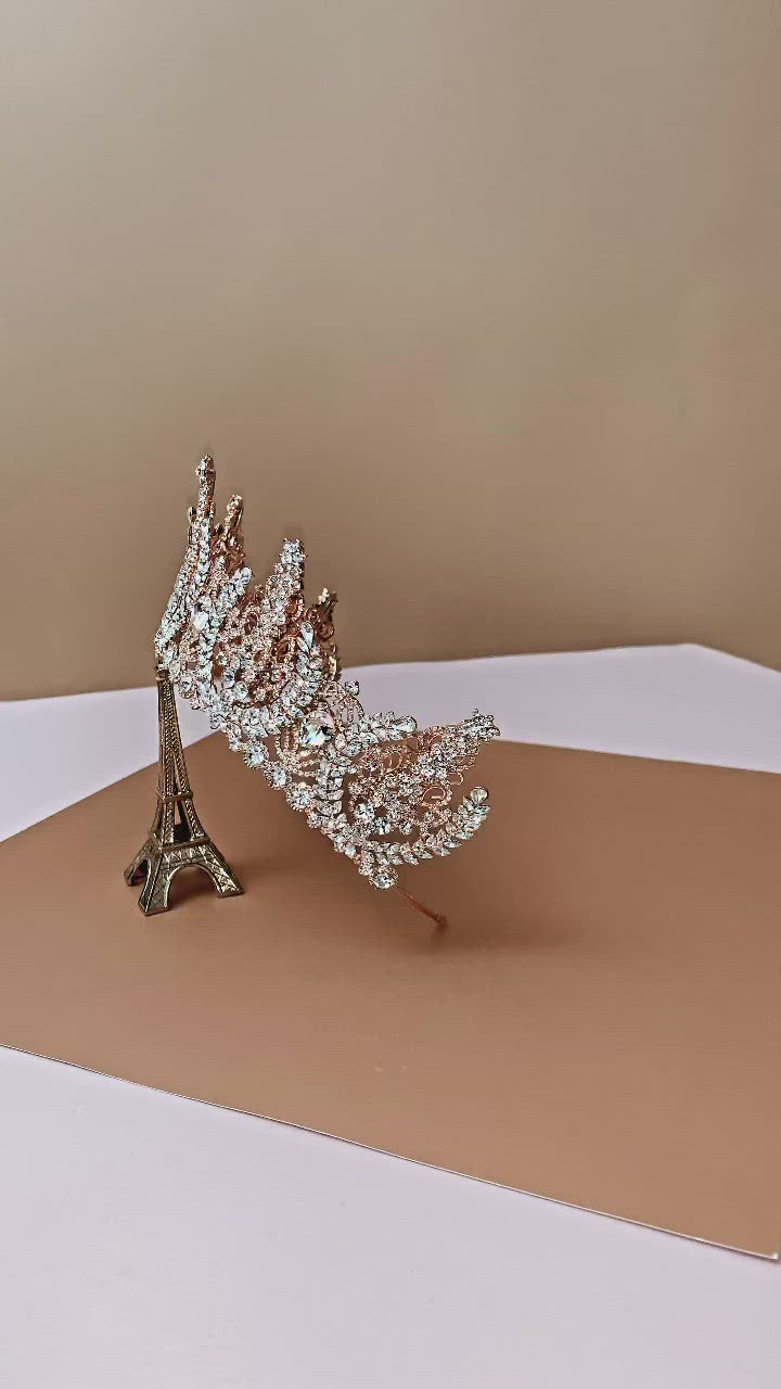 AURORA Swarovski Bridal Crown