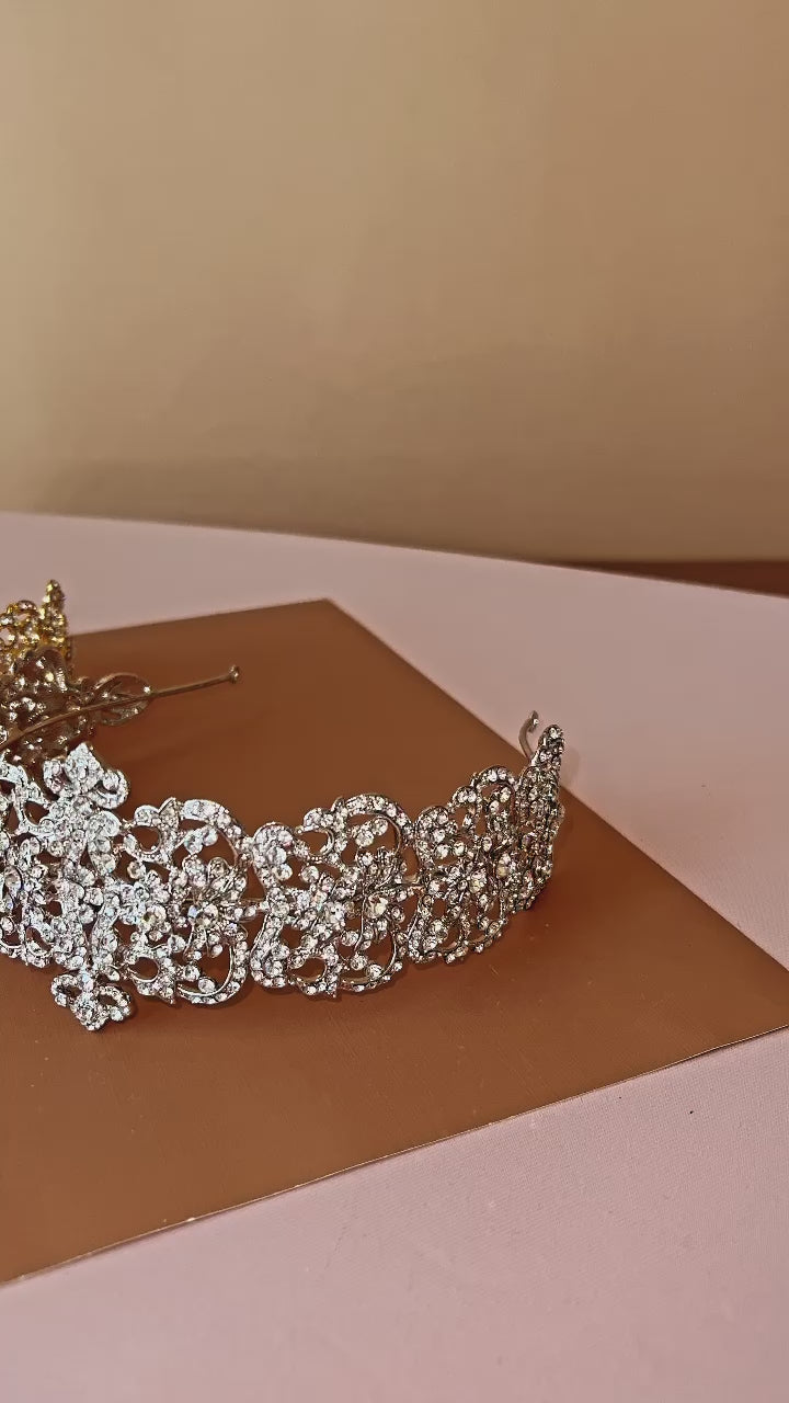 ADDILYN Swarovski Angelic Most Luxurious Bridal Headpiece