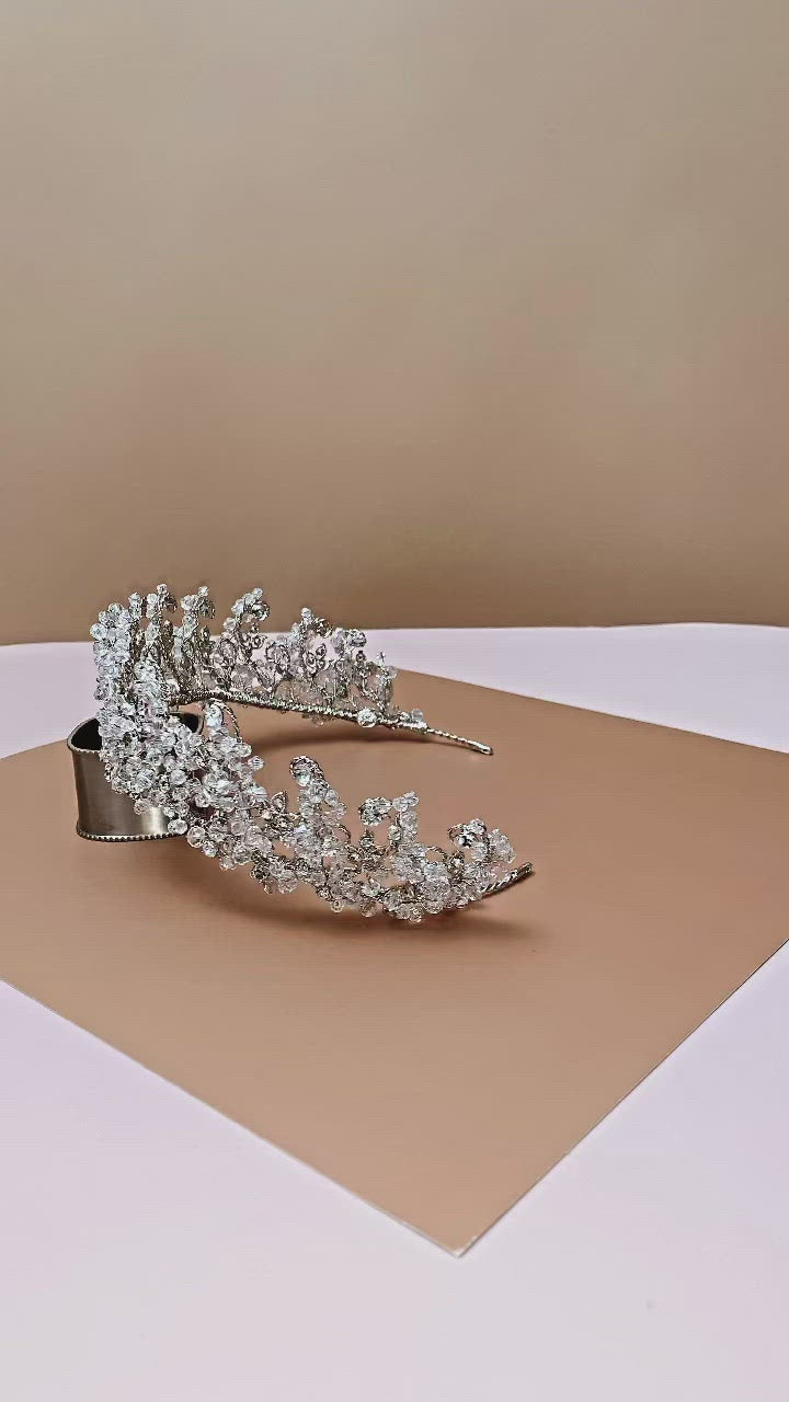 AIMEE Bridal Tiara, Swarovski Brilliant Crystals