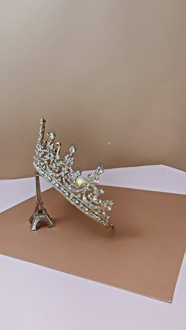 VALENTENA Swarovski Bridal Tiara, Wedding Crown