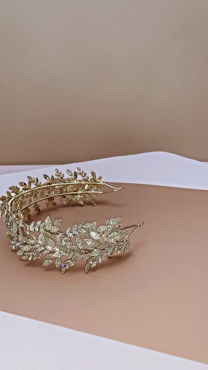 MAELLE Luxurious Swarovski Bridal Headpiece