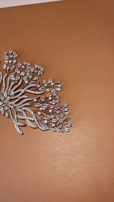 SERENA Swarovski Hair Comb, Wedding Headpiece