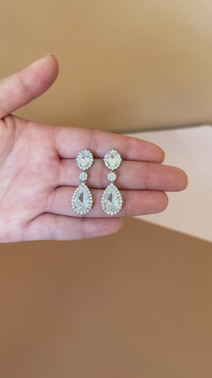 AWE Simulated Diamond Drop Earrings (Gift)