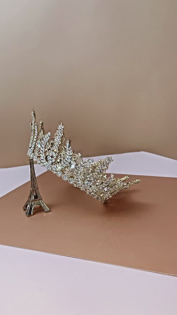 AURORA Swarovski Bridal Crown