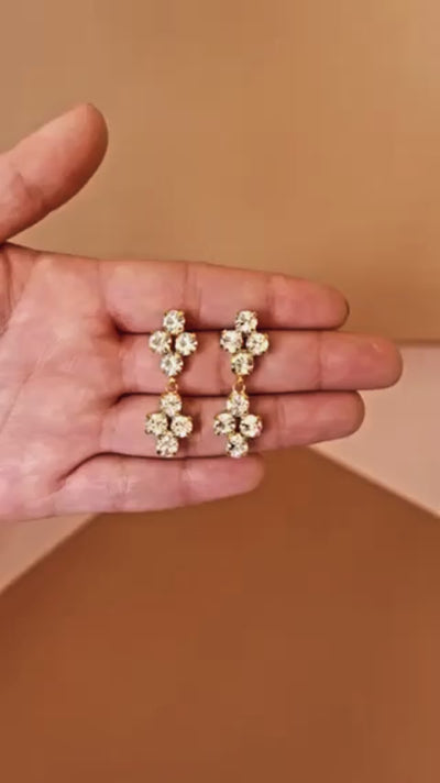 HONEYMOON Earrings, Swarovski Earrings ( Final Sale )