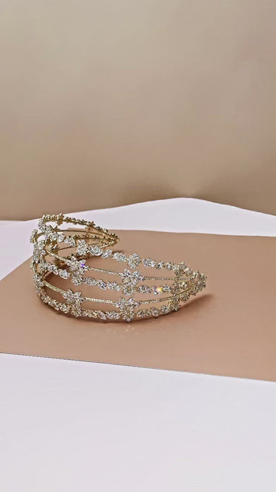 ESTELLE Luxurious Swarovski Bridal Headpiece