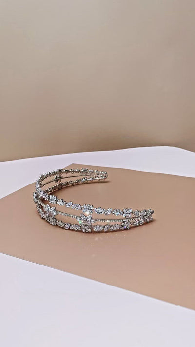 LUNA Luxurious Swarovski Bridal Headpiece