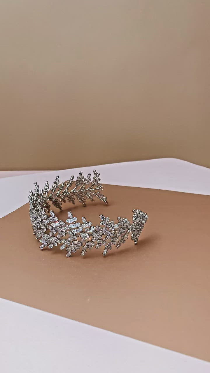 FIONA Swarovski Bridal Headband