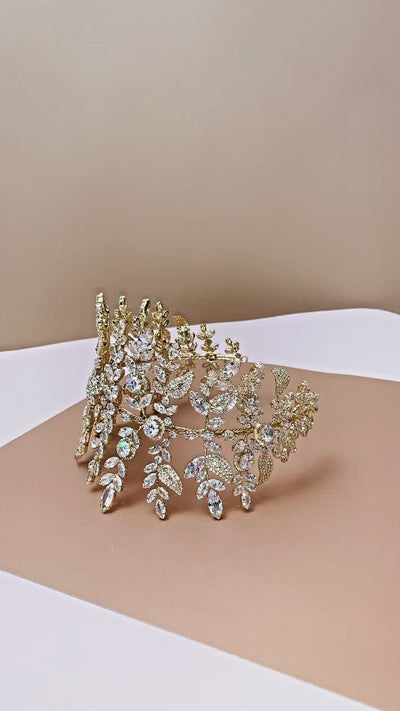 ARABELLA Wedding Headband, Swarovski Bridal Headpiece