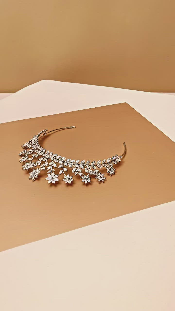 LETIZIA Swarovski Wedding Tiara ( Final Sale )