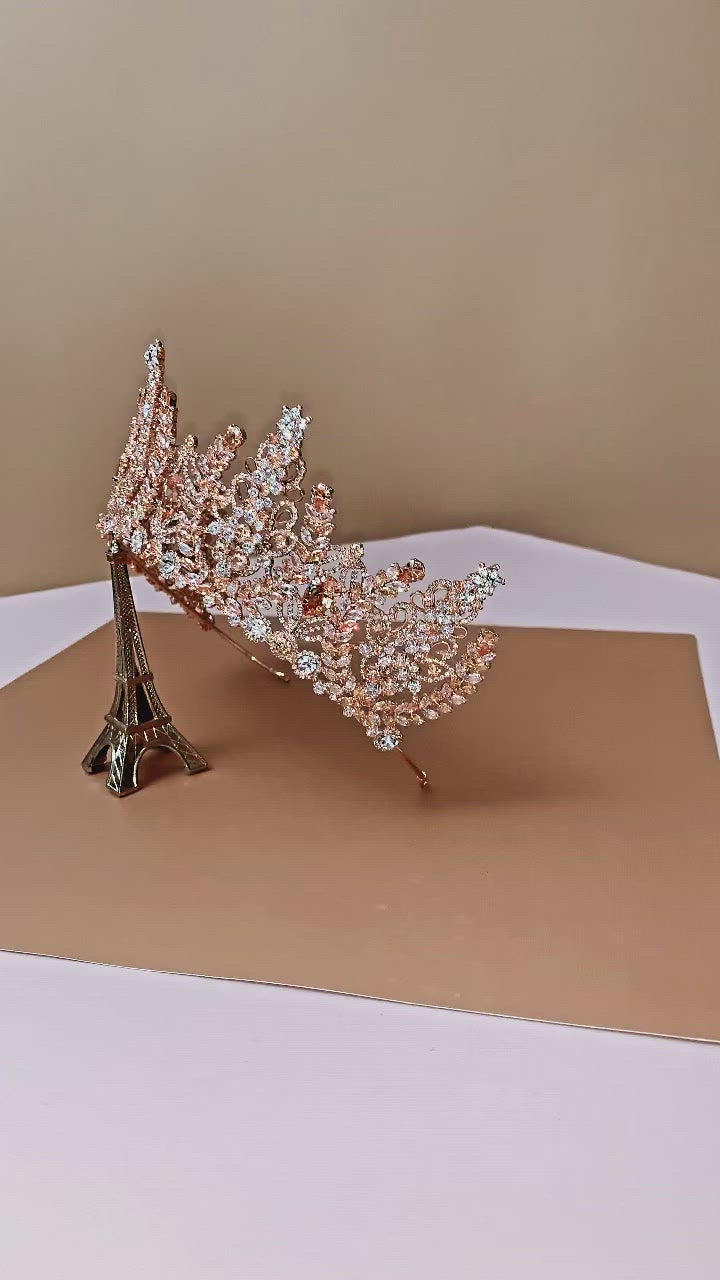 AURORA Swarovski Bridal Crown