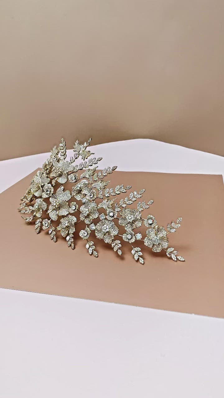 ERICANA Swarovski Wedding Forehead Headpiece