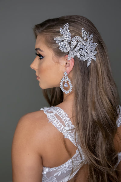 DARYA Swarovski Hair Comb, Wedding Headpiece ( Final Sale)