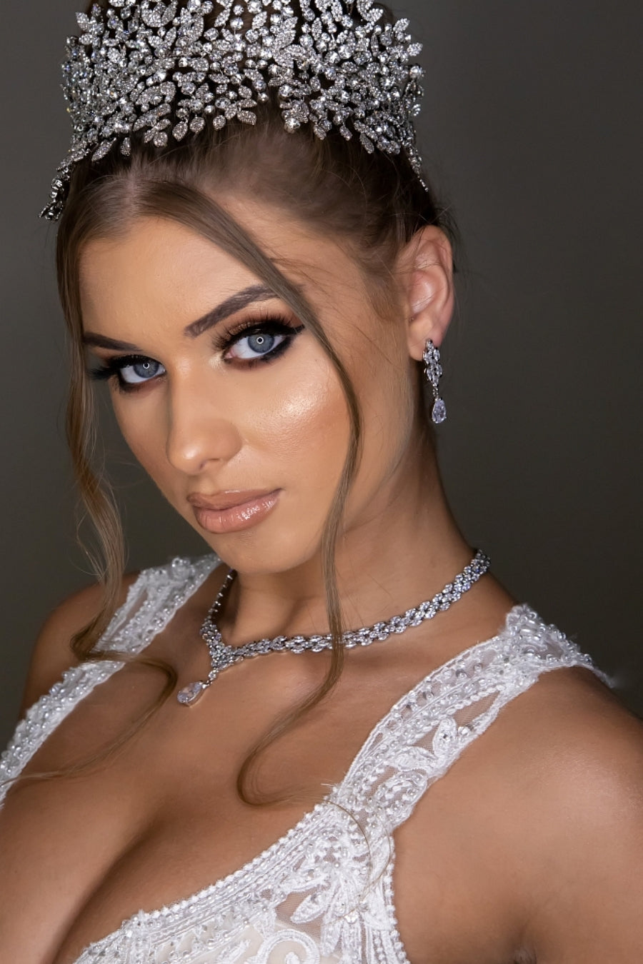 DARLING Jewelry Set with Necklace, Bracelet, Drop Earrings and Ring