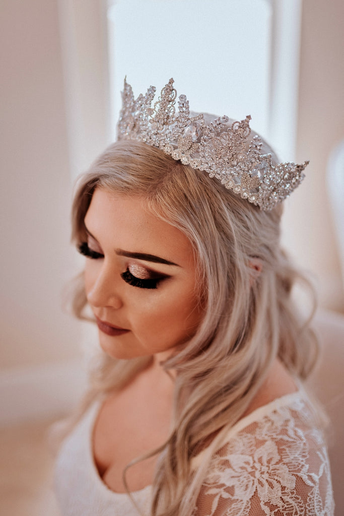 Buy JULIET Swarovski Bridal Crown Online | Ellee Couture