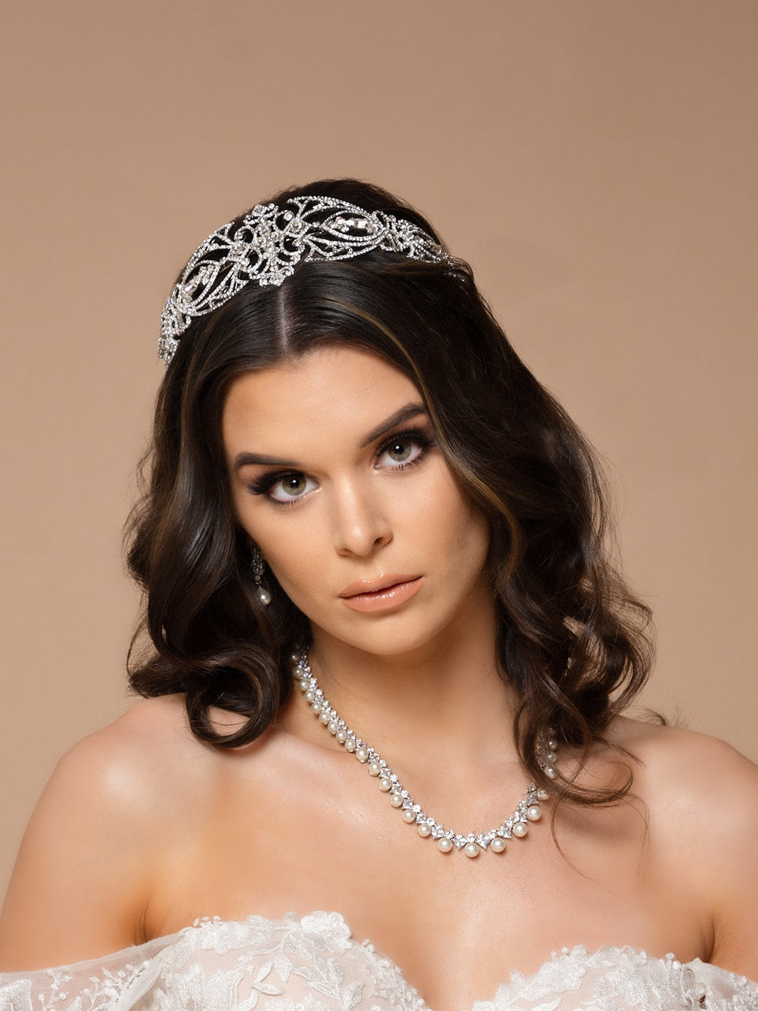 LEONORA Swarovski Most Magnificent Bridal Headpiece