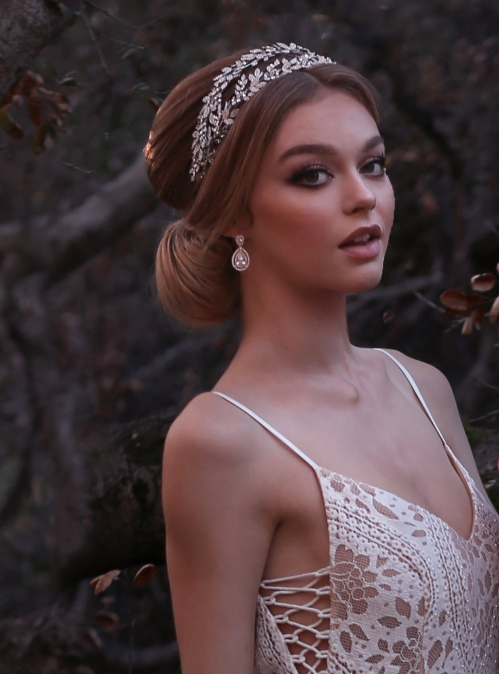 MAELLE Luxurious Swarovski Bridal Headpiece