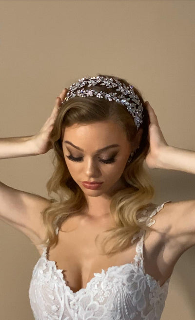 MAELLE Luxurious Swarovski Bridal Headpiece