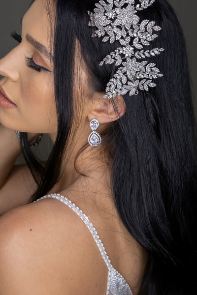 MARA Drop Earrings with Swarovski Crystals